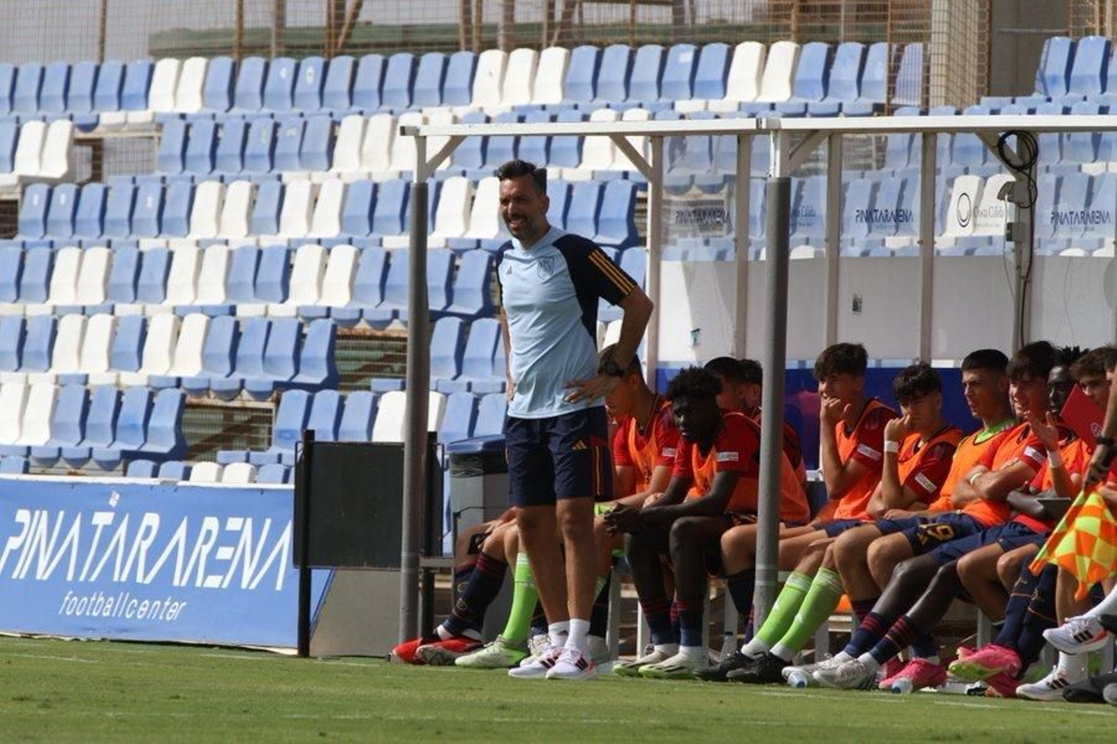 El seleccionador, en acción El seleccionador, en acción
