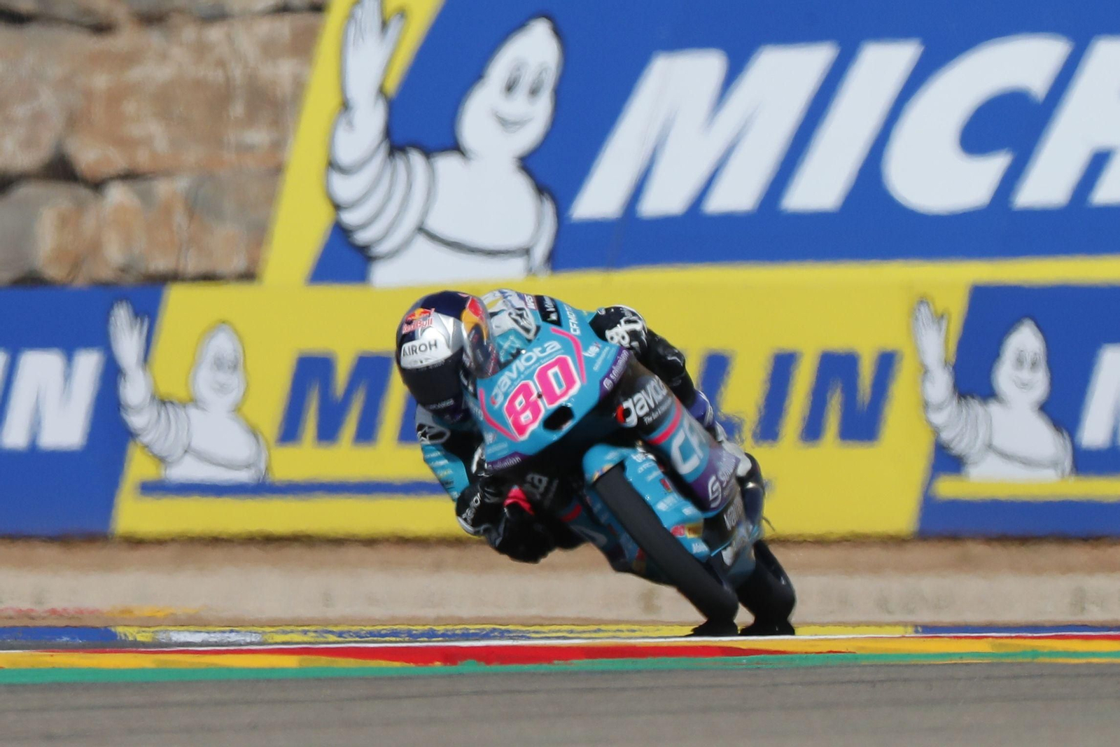 Las fotos del primer triunfo del palaciego Rueda en el Mundial de motociclismo