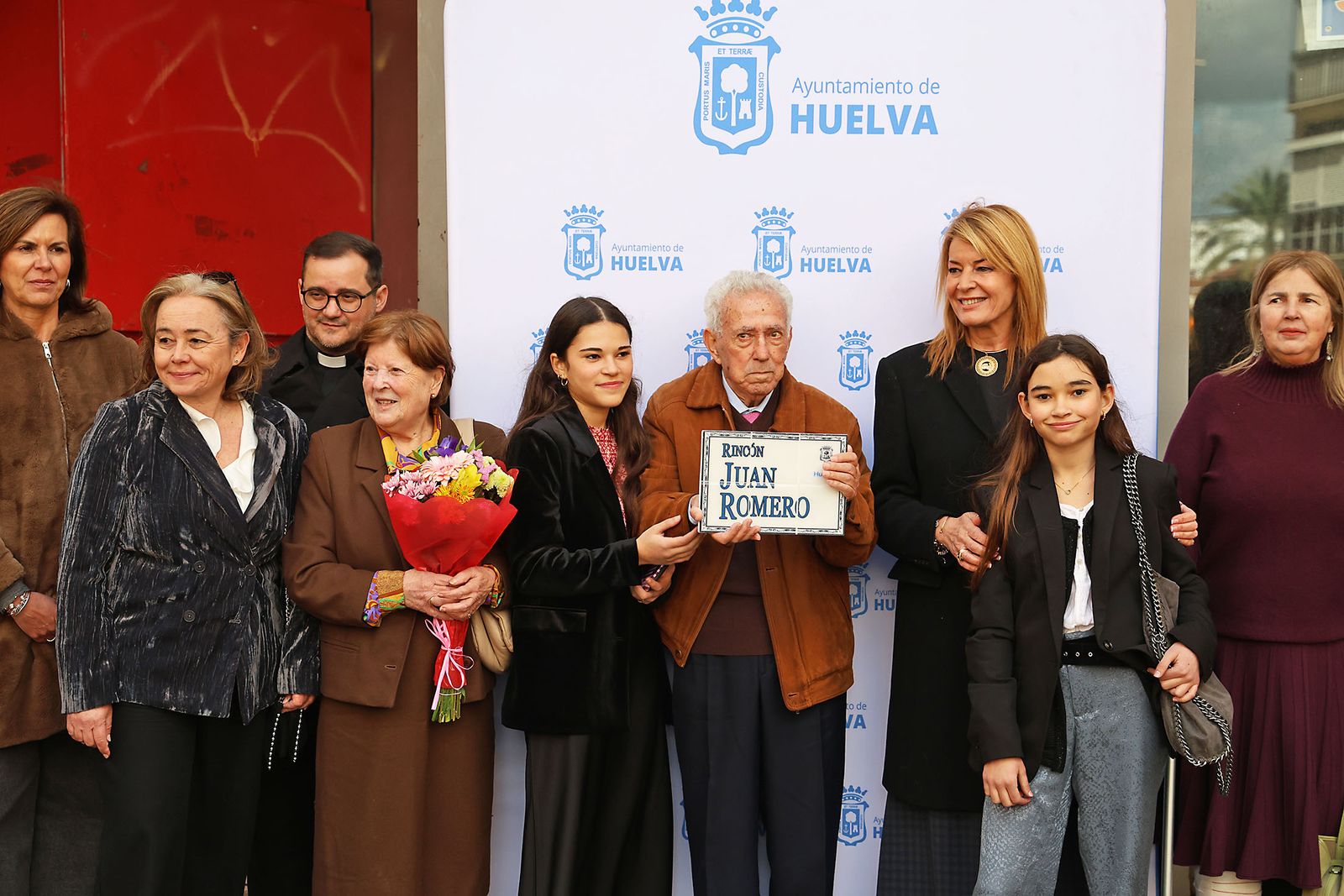 Las fotografías de la rotulación del Rincón de Juan Romero