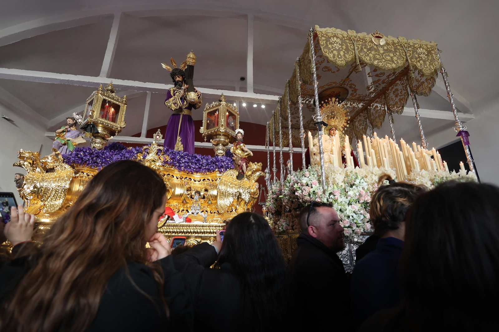 Los titulares de la hermandad del Gran Poder de San Fernando