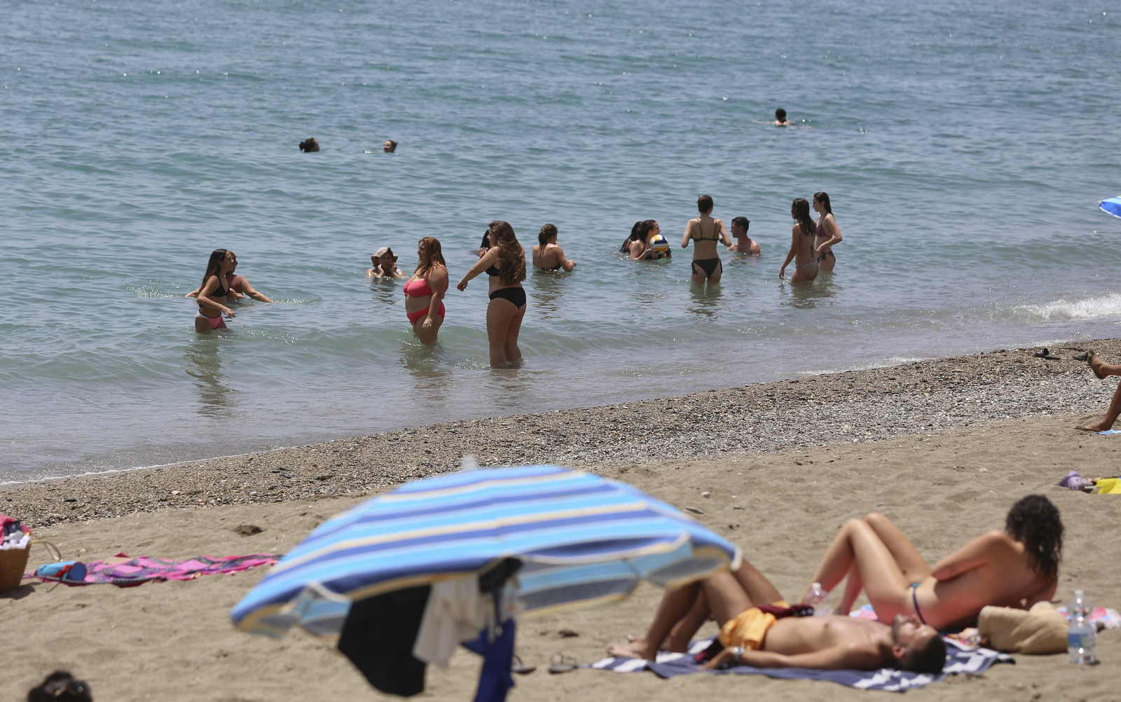 El terral sube los termómetros a 40 grados en Málaga
