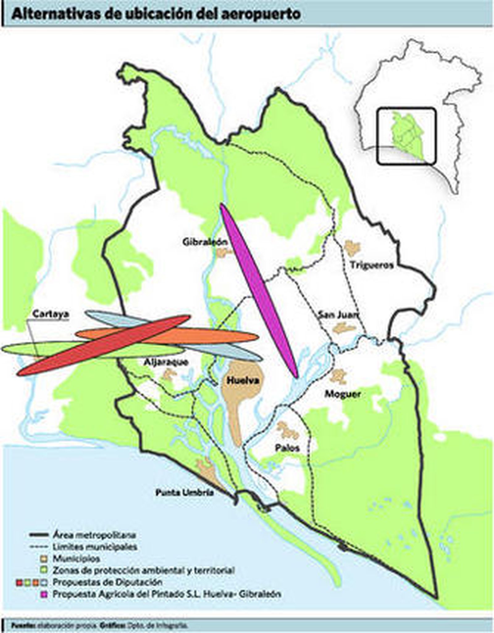Agrícola del Pintado impugna ante Fomento la elección del aeropuerto de la Diputación