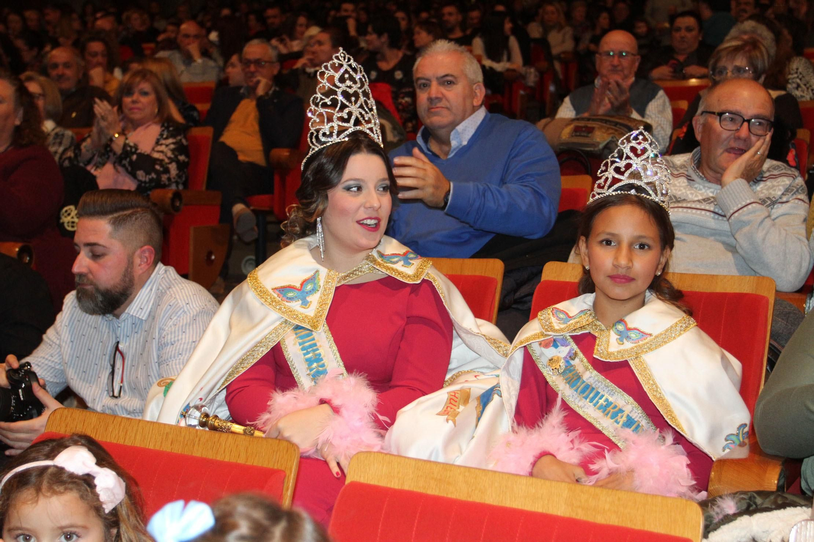Gala de la coronación de  la choquera mayor e infantil del Carnaval Colombino 2018