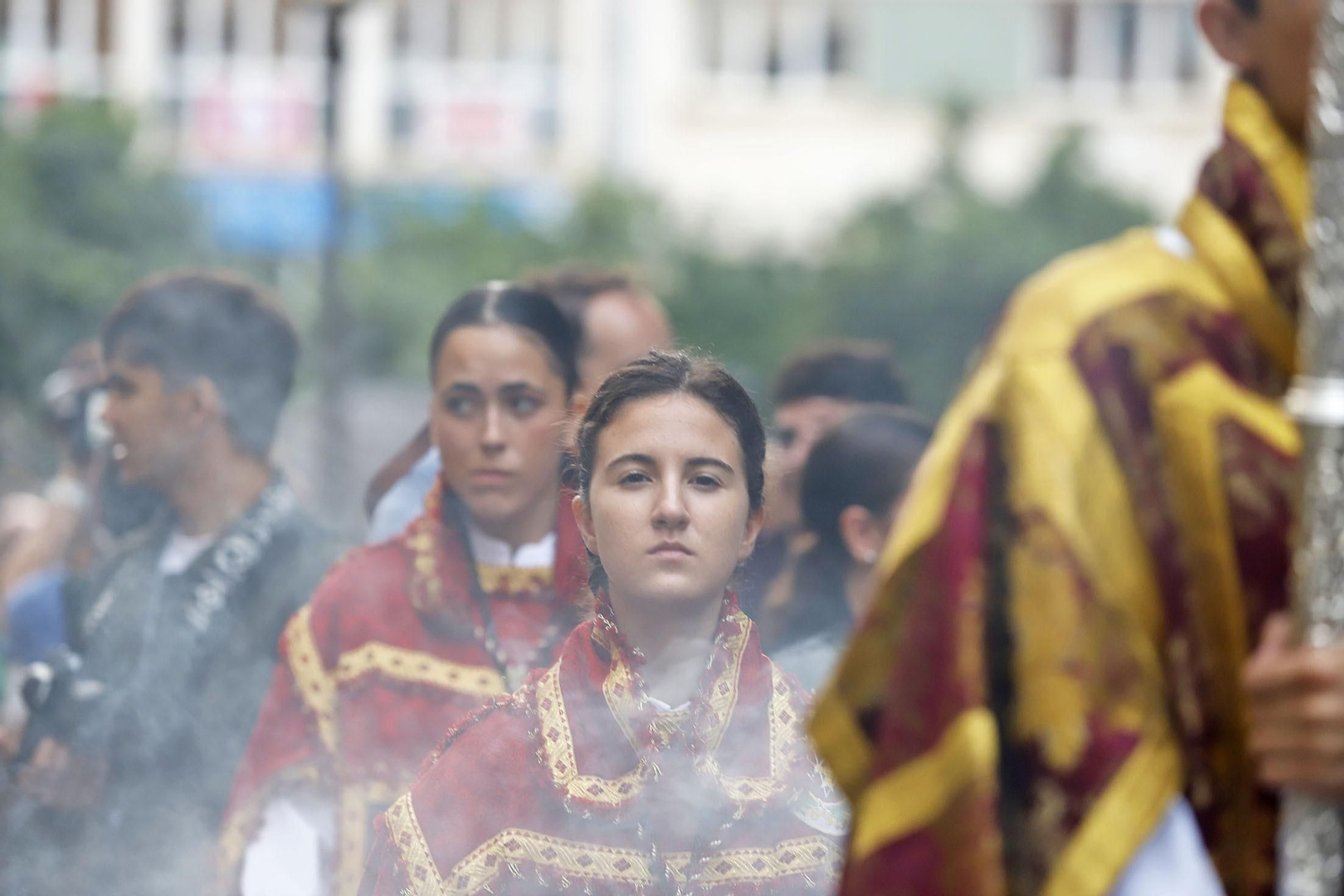 Imágenes de la salida extraordinaria de la Virgen del Rocío y Esperanza