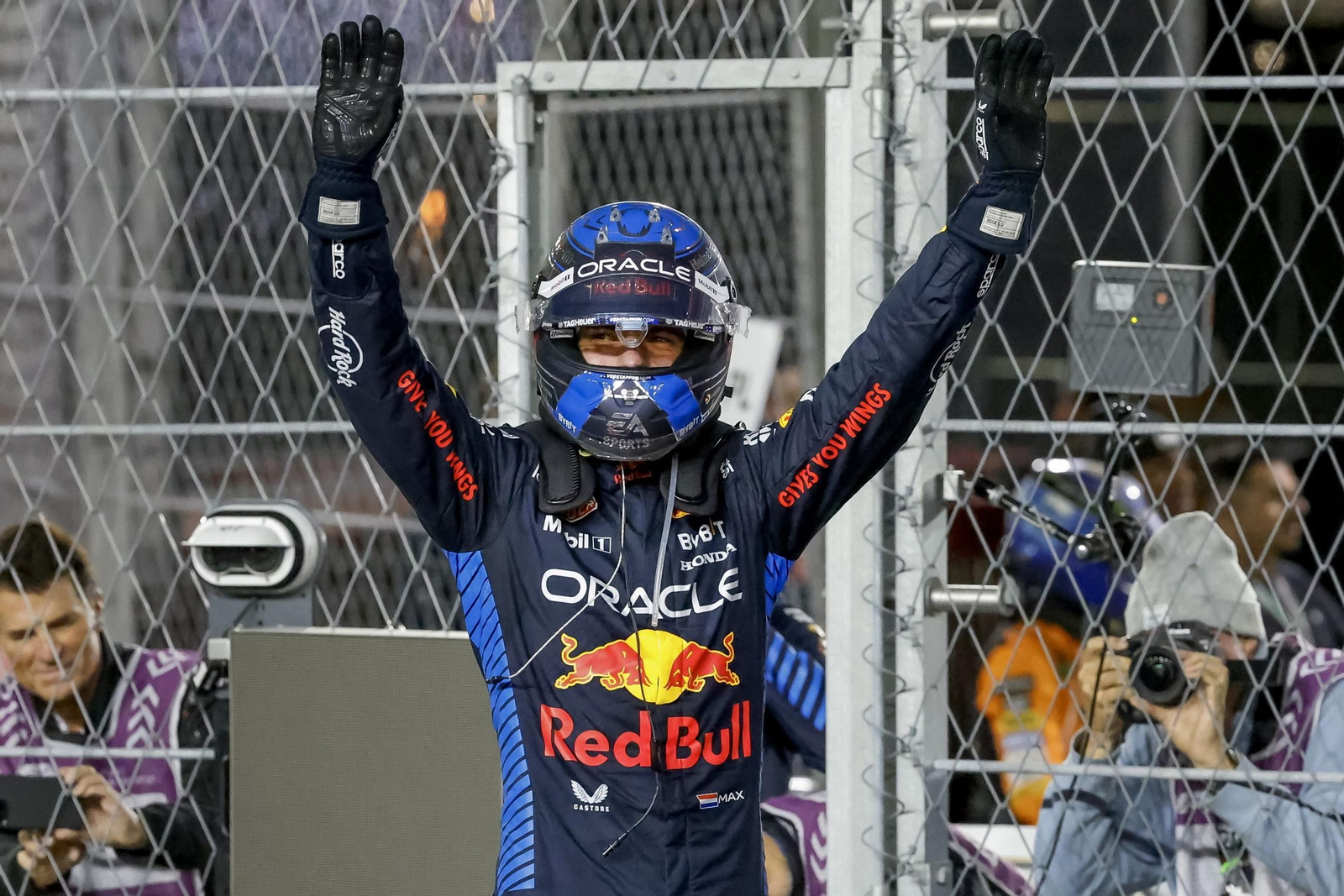 Las fotos del título mundial de Verstappen en Las Vegas