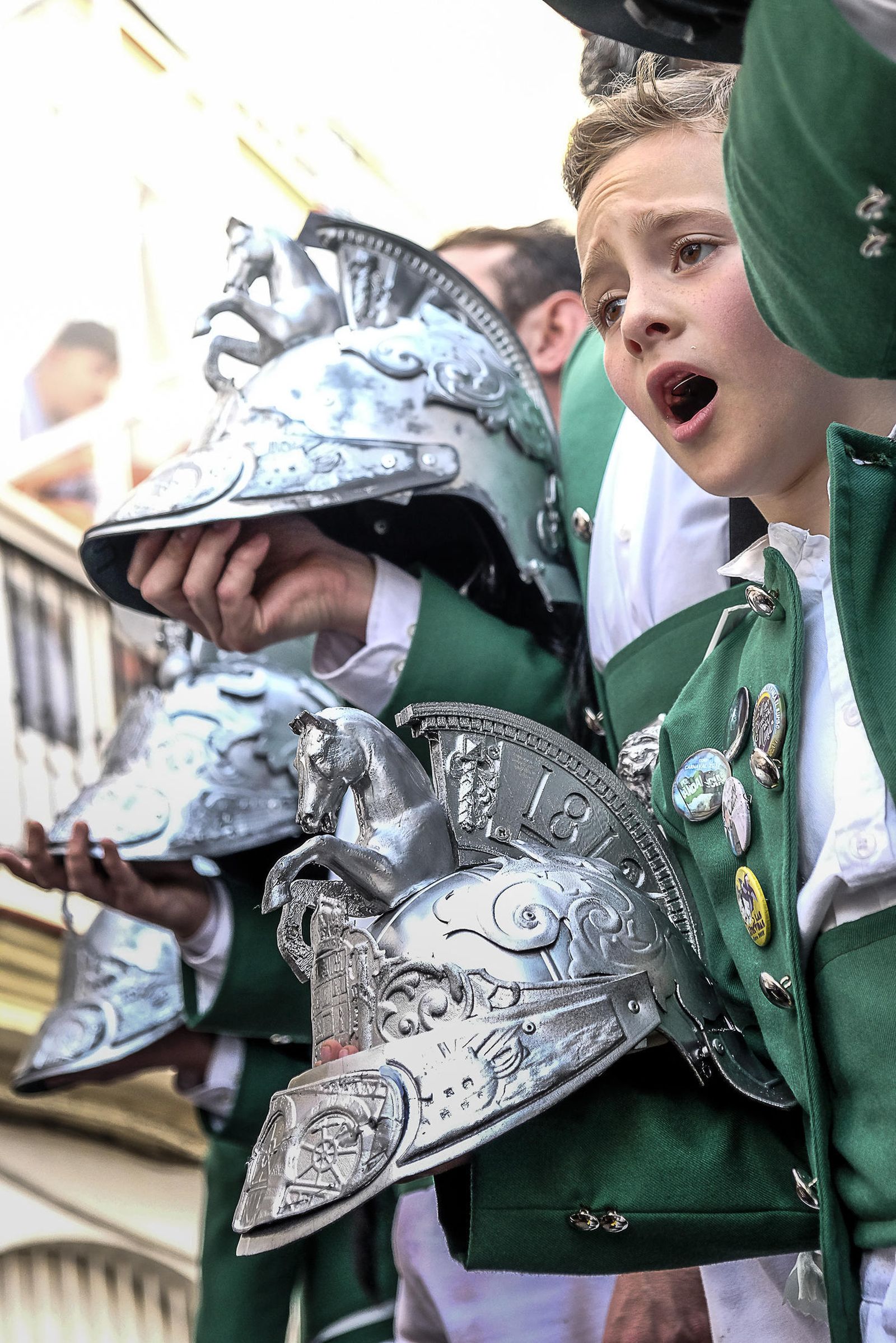 Las imágenes del Lunes de Coros