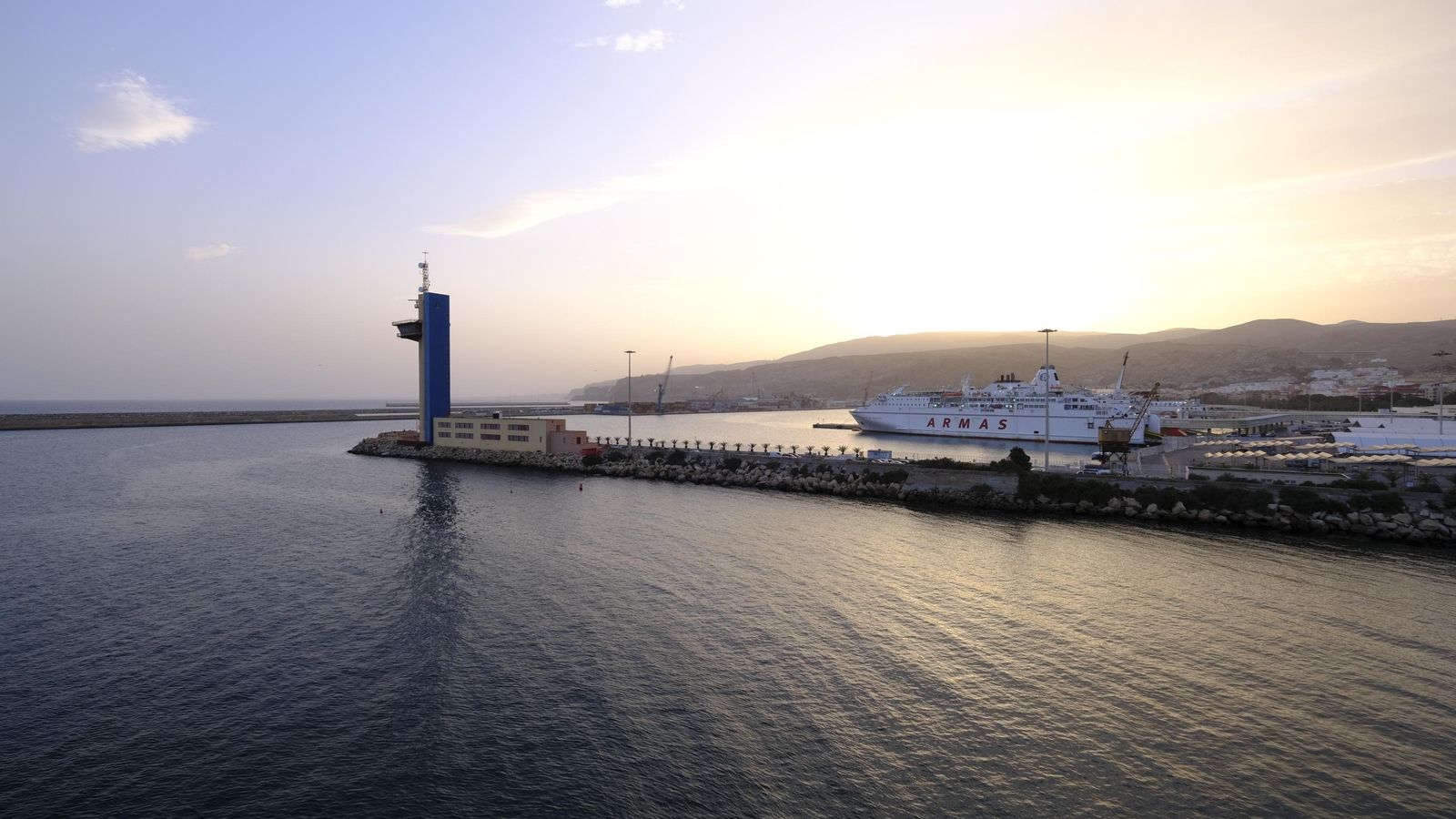 Panorámica del Puerto de Almería