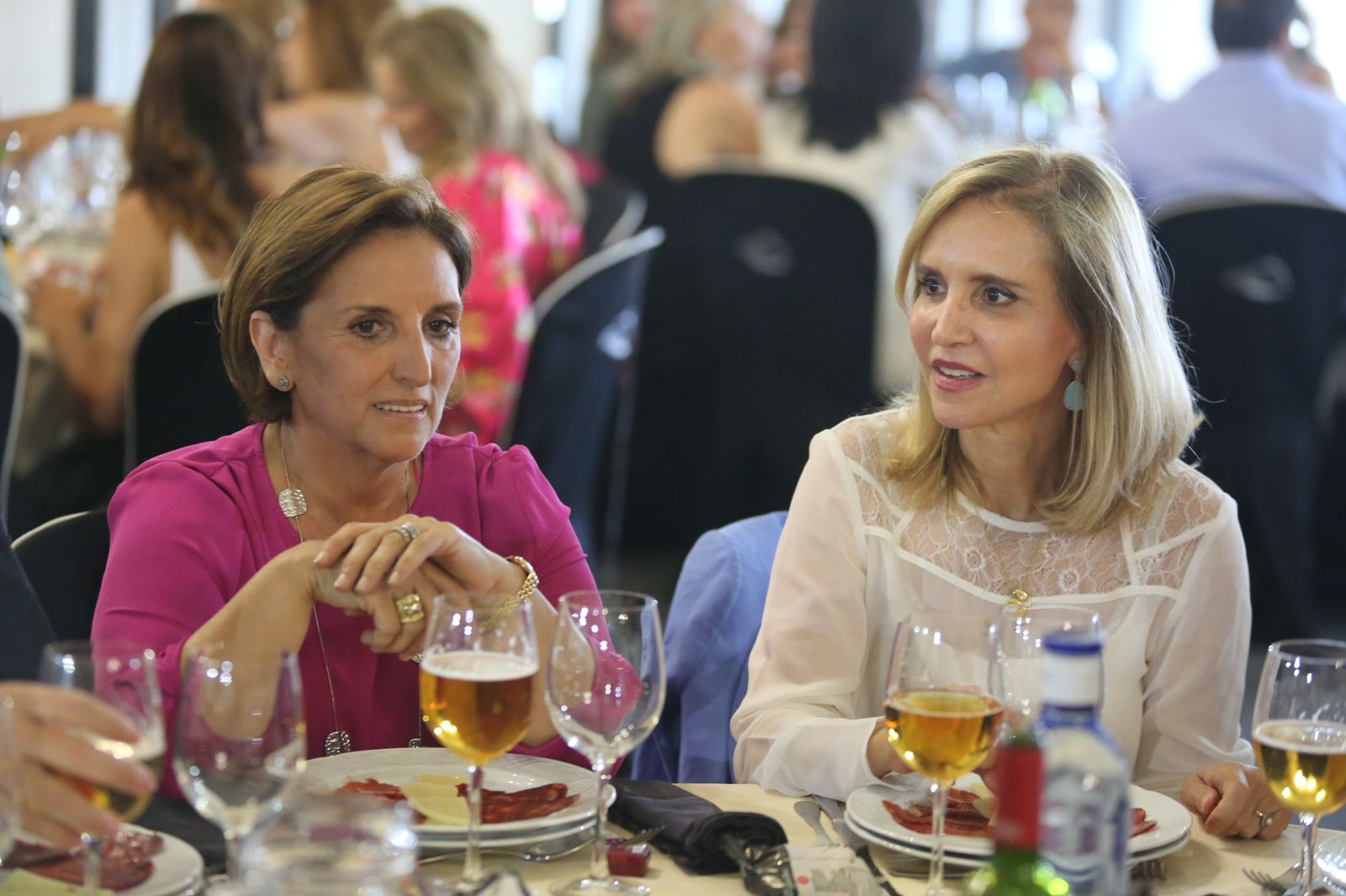 Almuerzo de despedida de Lucía Vizcaya  jefa de la Oficina de Extranjeros en imágenes