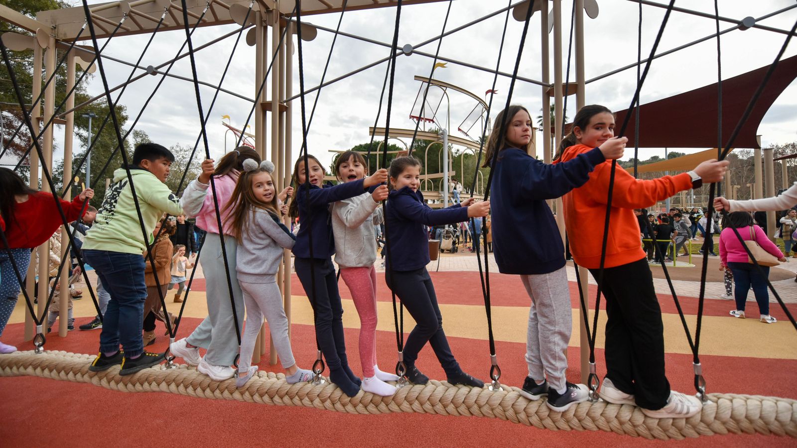 La inauguración del parque Barbésula en Guadiaro, en imágenes