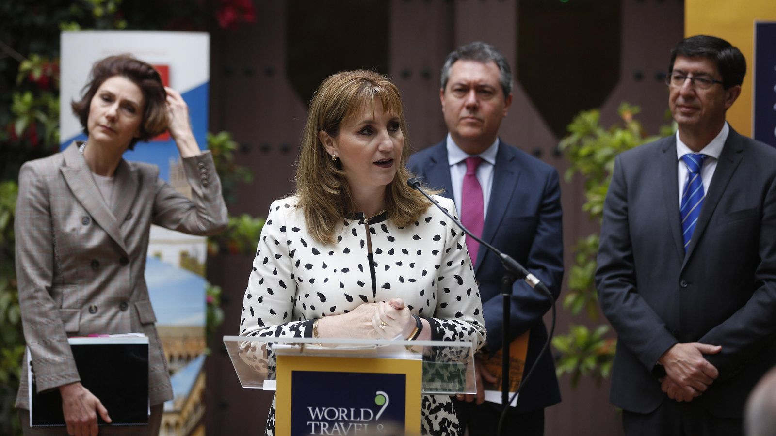 Gloria Guevara, en la presentación en Los Venerables.