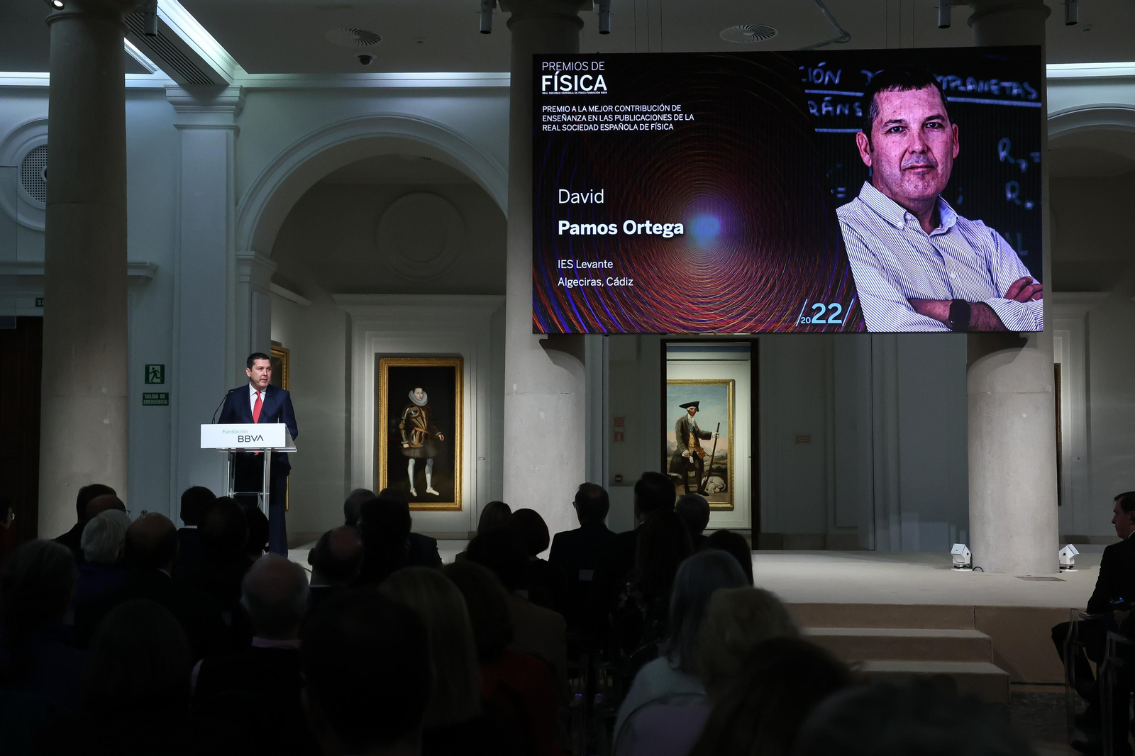 Ceremonia de entrega de premios.