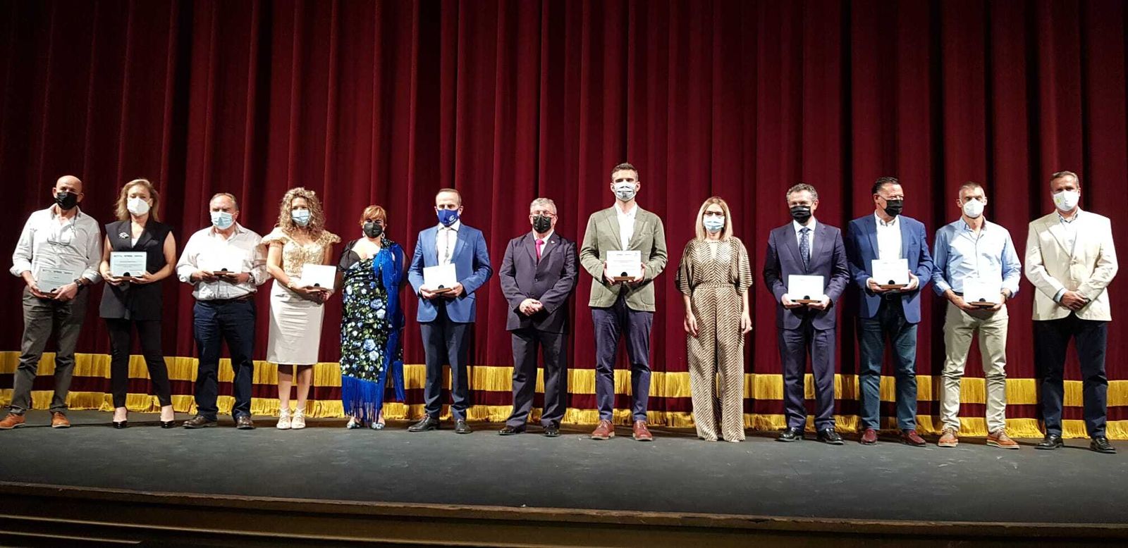 Personas y entidades galardonadas en la festividad del cooperativismo en Almería