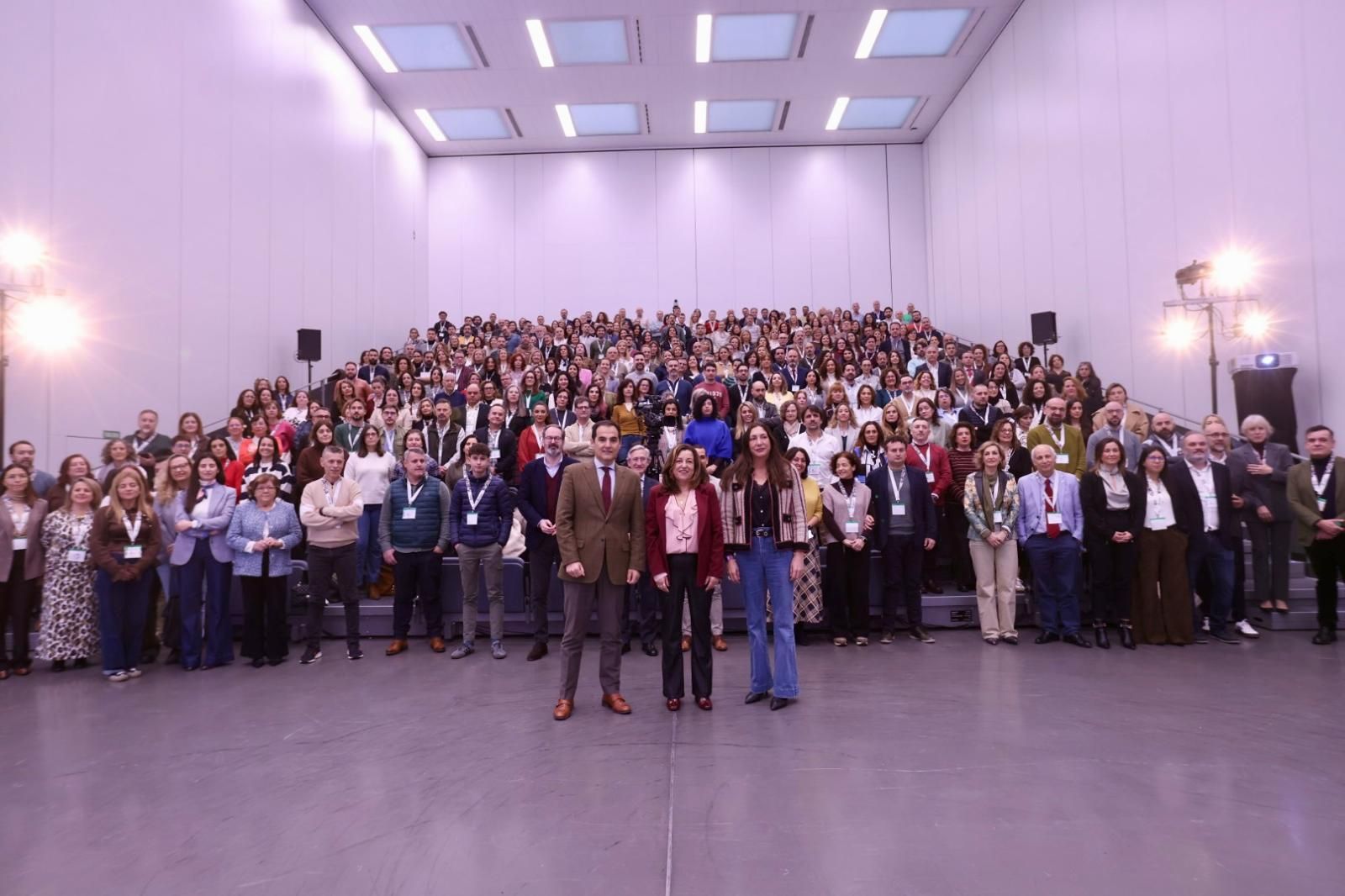 Participantes del Congreso Nacional para la Convivencia en la Era Digital, 'Andalucía frente al Acoso', celebrado en Córdoba.