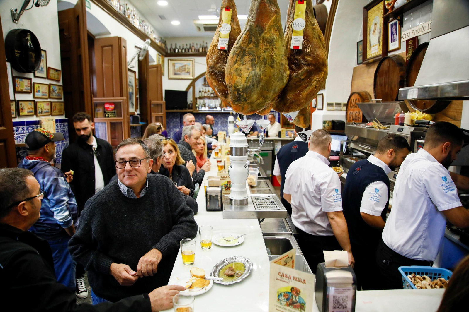 Casa Puga, uno de los bares premiados con el Solete de Navidad 2025.
