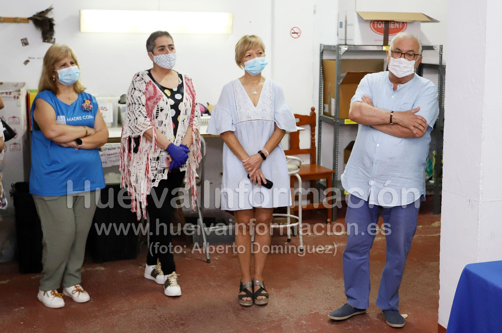 Imágenes de la firma del convenio entre el Puerto de Huelva y Madre Coraje en su 25 aniversario