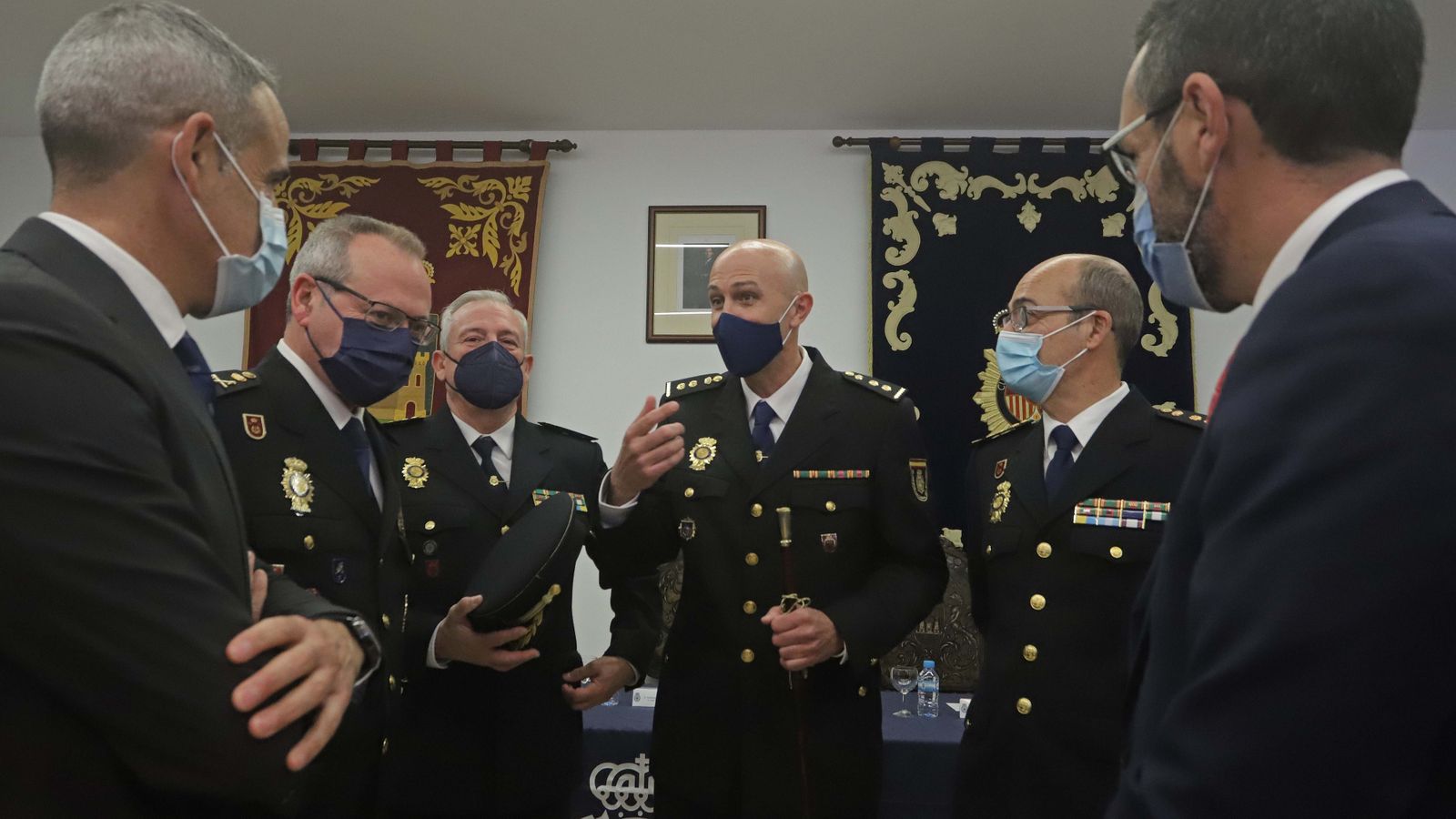 Fotos de la jura de cargo del nuevo comisario de la Policía Nacional en La Línea