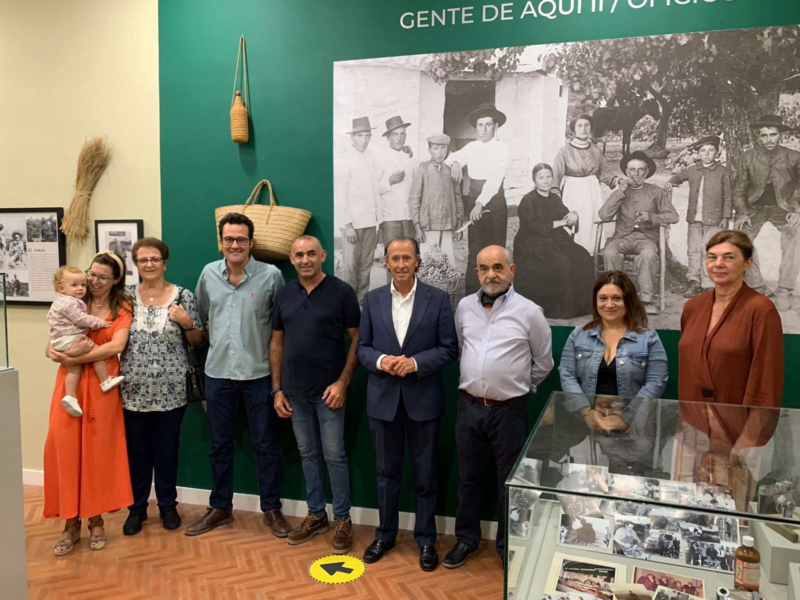 Presentación de la exposición, en el Museo de Chiclana.
