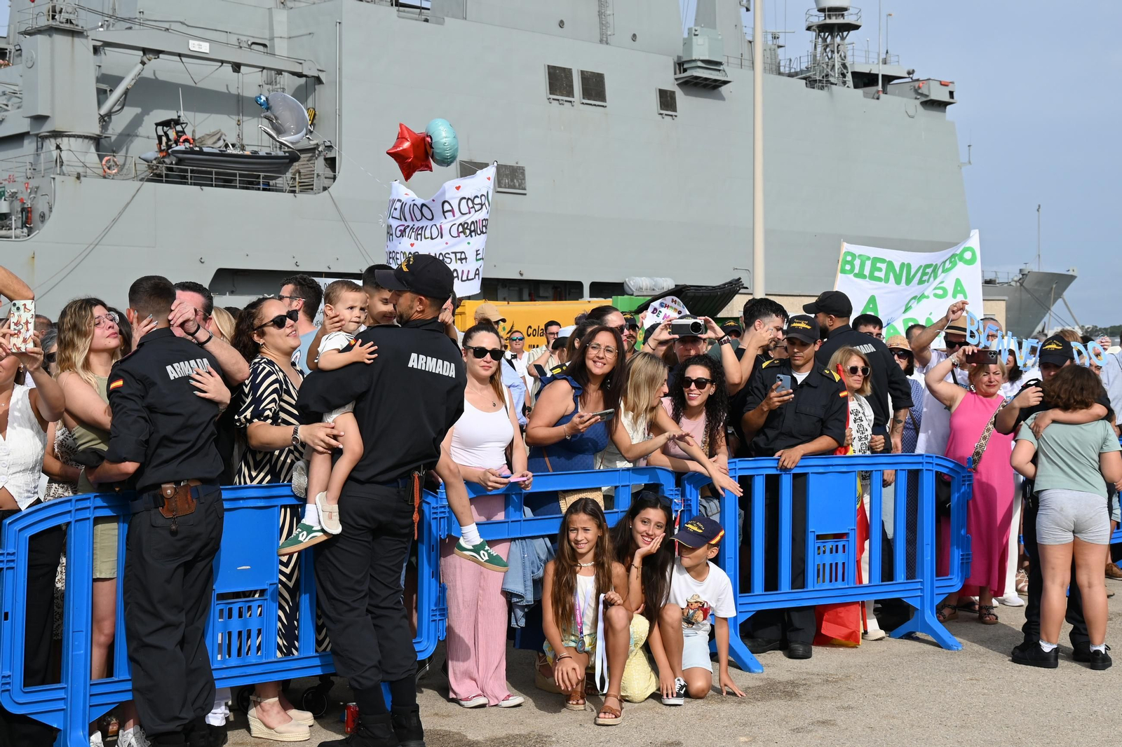 La fragata 'Reina Sofía' llega a la Base de Rota