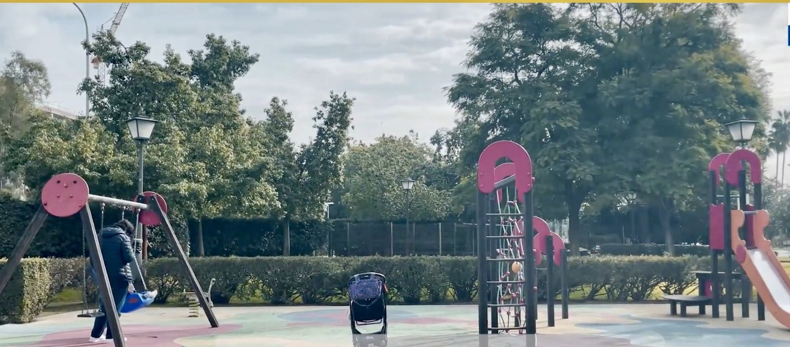 El parque infantil en riesdo de desaparecer