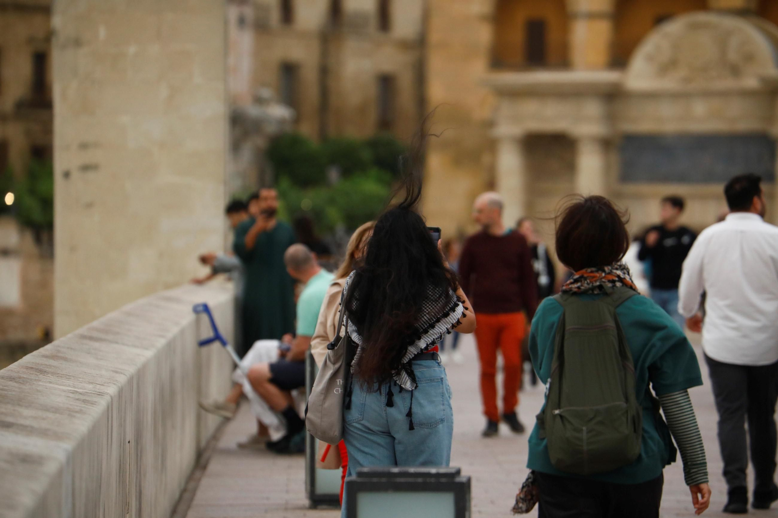 Una nubosa tarde de otoño en Córdoba, en imágenes