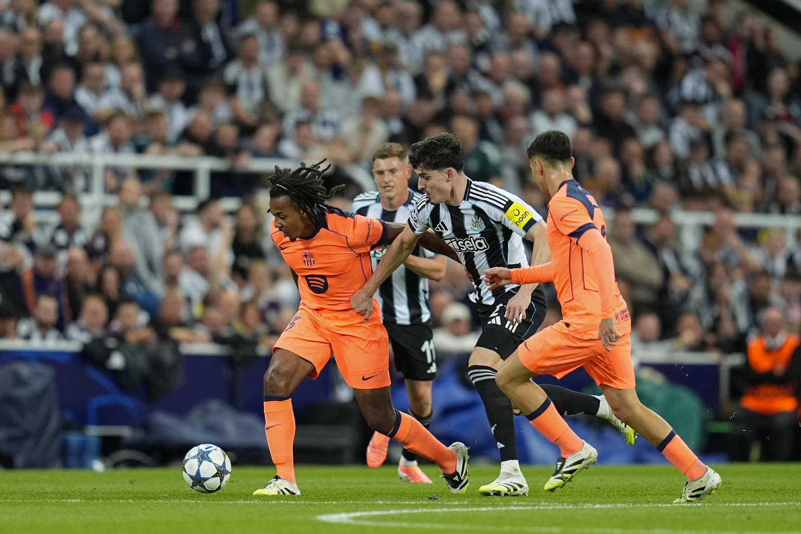 Las fotos del Newcastle-Barcelona