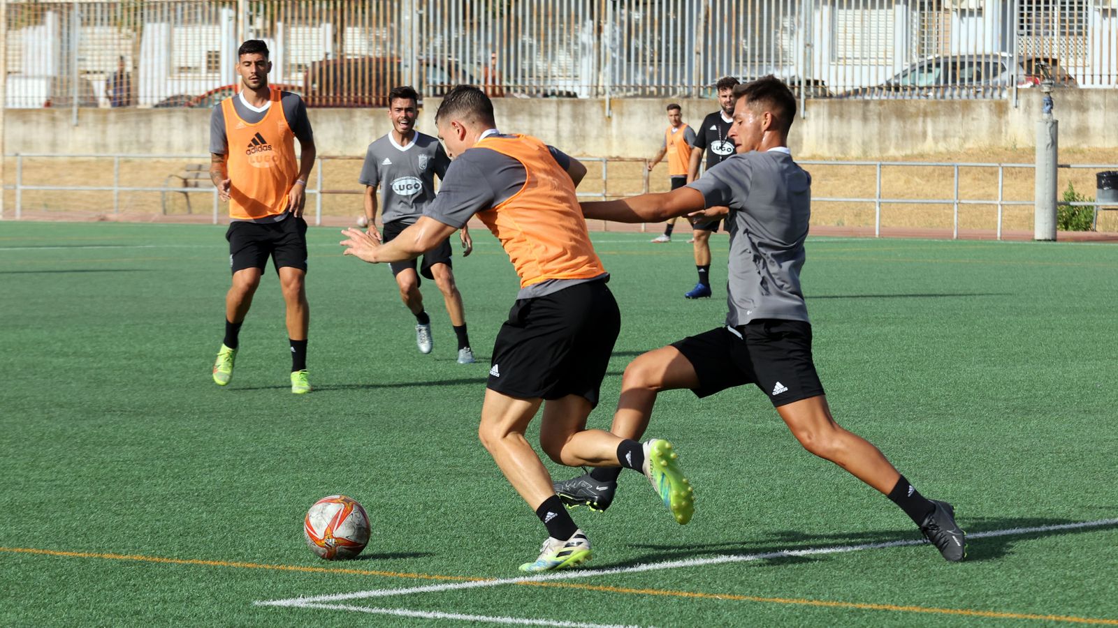 Entrenamiento del Xerez CD en la Granja
