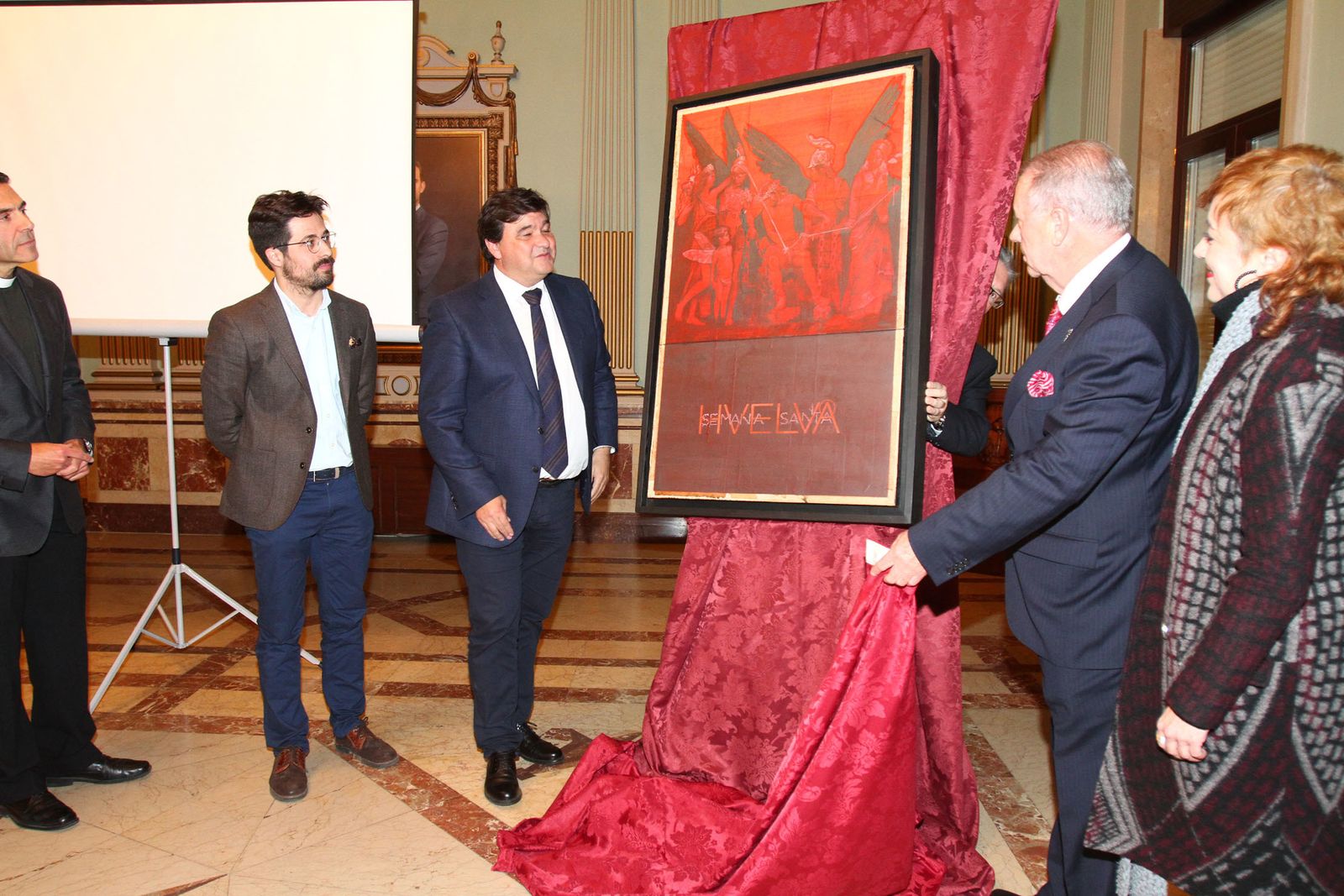 El Cristo de las Cadenas centra el cartel de la Semana Santa de Huelva de 2019