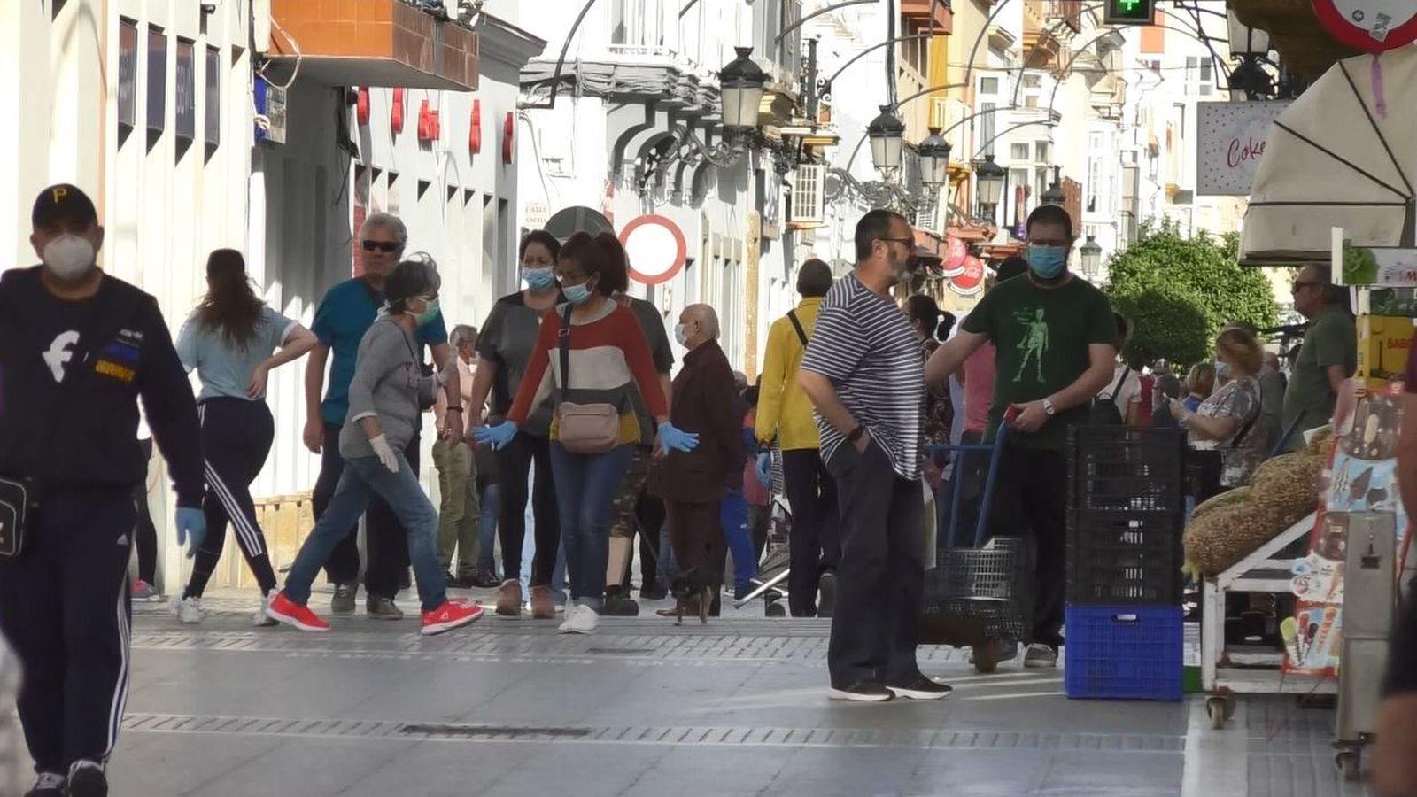 Calle De La Plaza, en Puerto Real