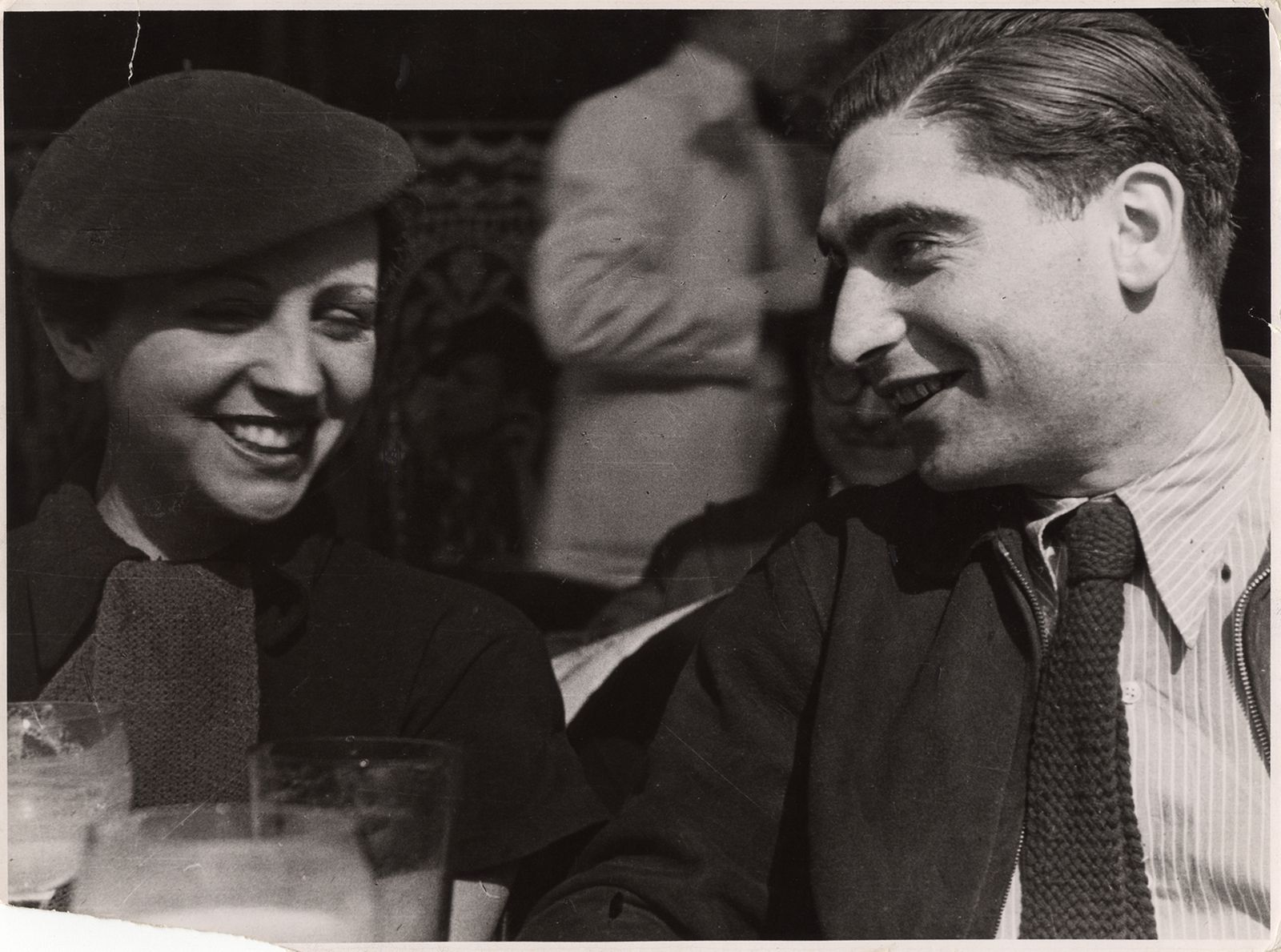 Gerda Taro y Robert Capa.