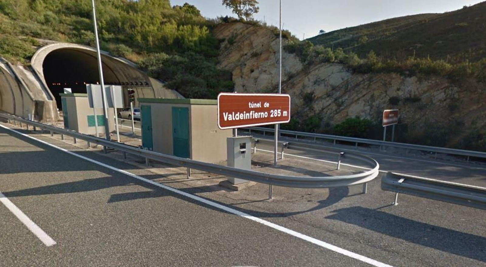 El radar del túnel de Valdeinfierno, en Los Barrios.