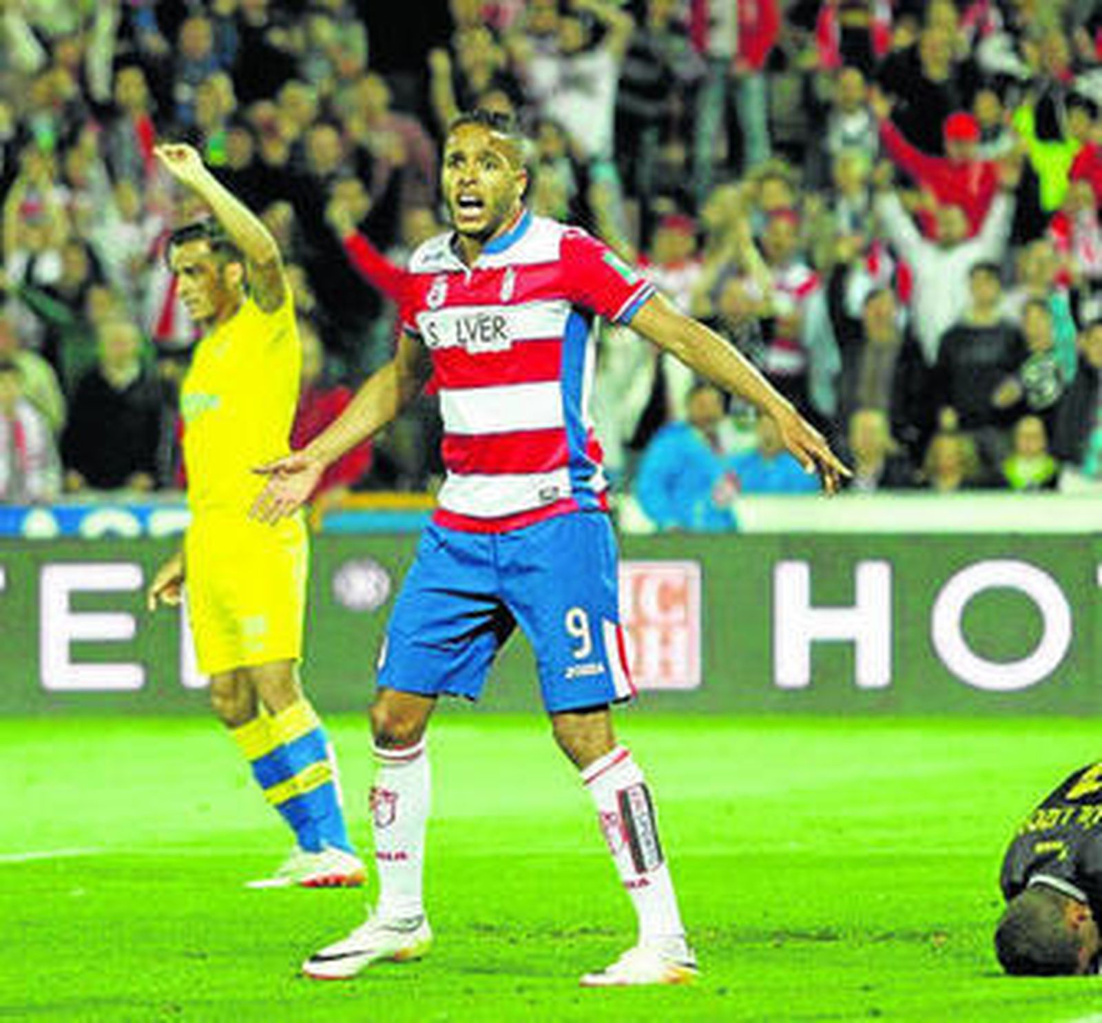 El Arabi, durante un partido de la pasada temporada.