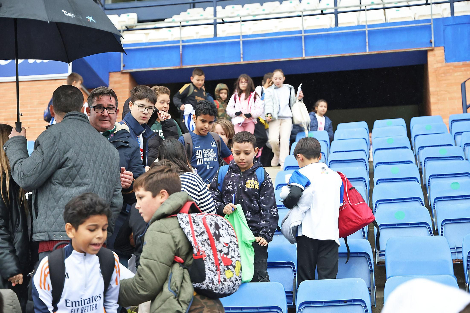 Imágenes de los mas pequeños en el entrenamiento del Recreativo de Huelva