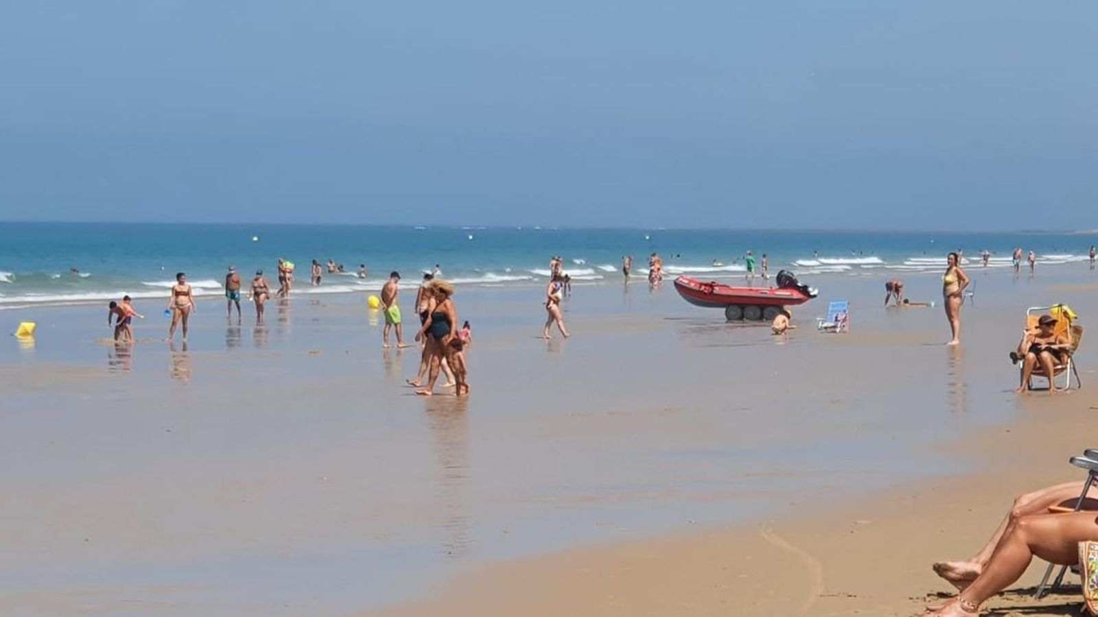Imagen de la playa de Camposoto.