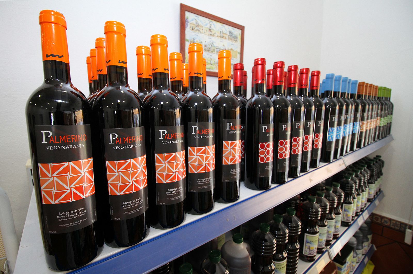 Imágenes de la vendimia en el Condado de Huelva.