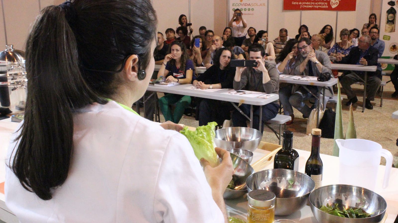 BioCultura ofrece talleres en los que aprender a cocinar de forma saludable.