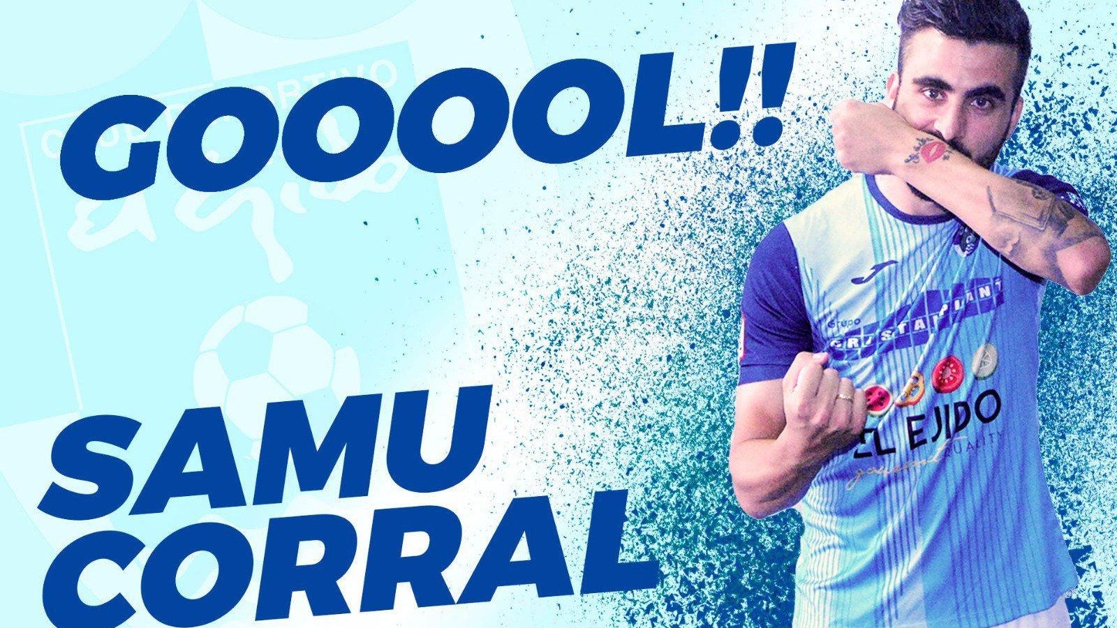 Samu Corral, autor del gol ejidense.