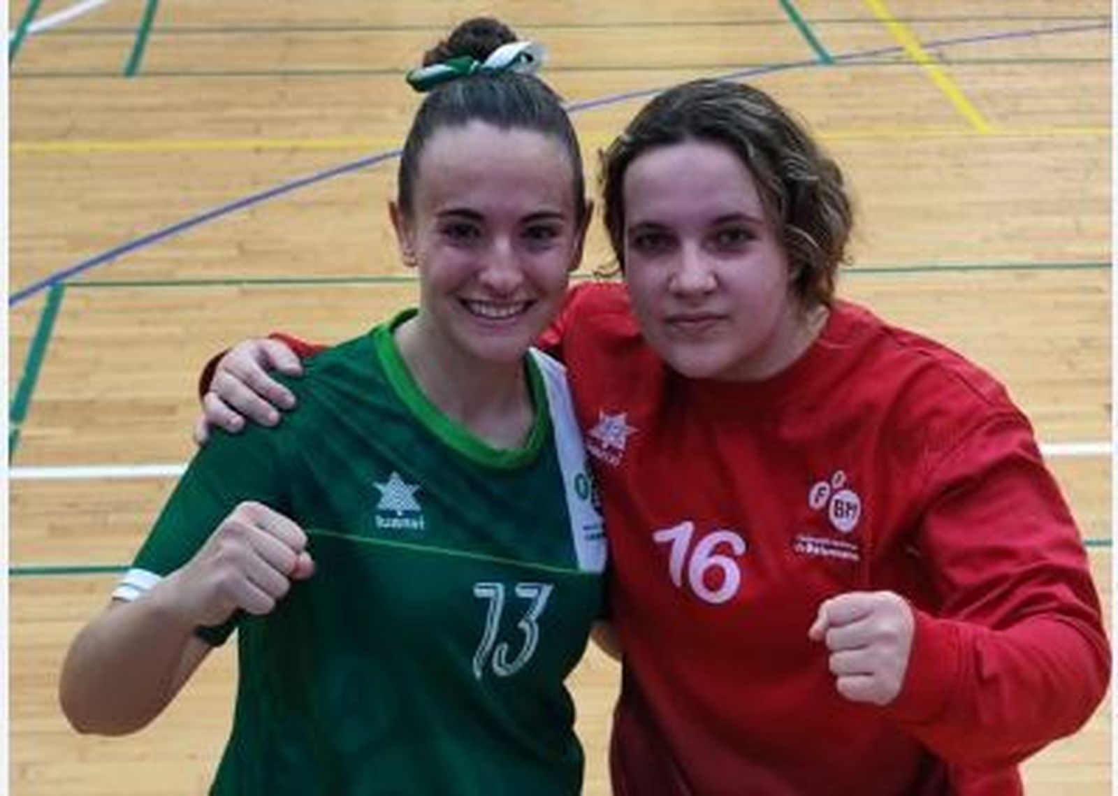 Las algecireñas Laura Pérez y Lorena Serrano