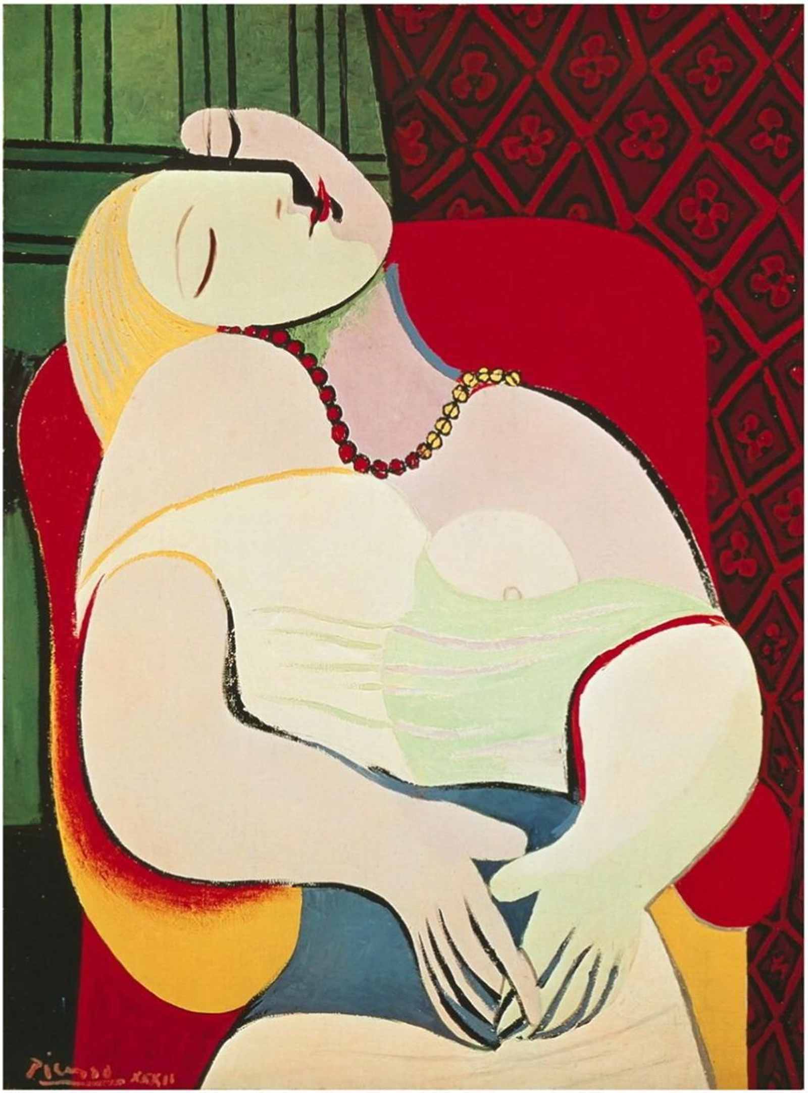 El sueño. Pablo Picasso. 1932