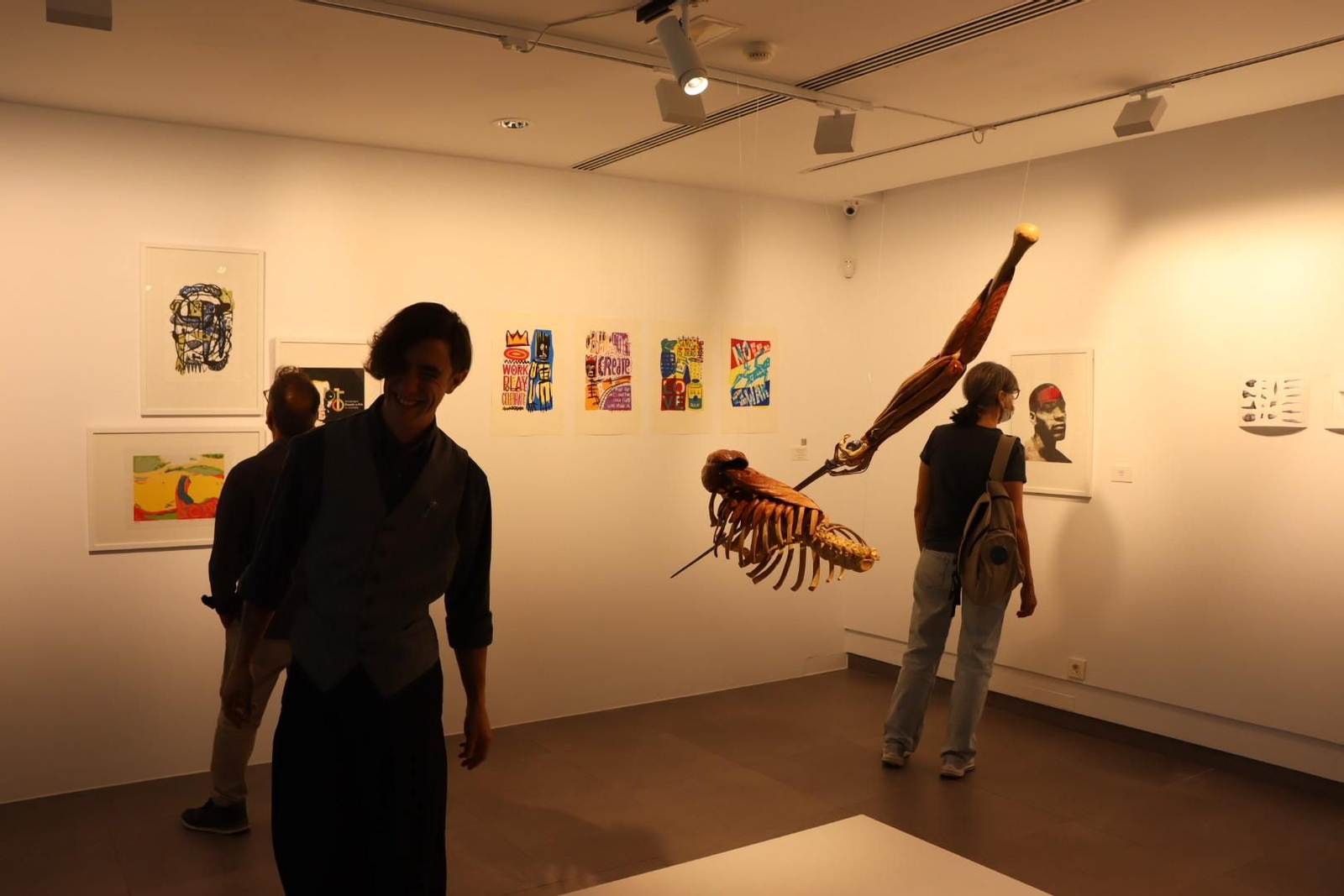 Los alumnos de las escuelas Mateo Inurria y Dionisio Ortiz exponen sus obras, en imágenes