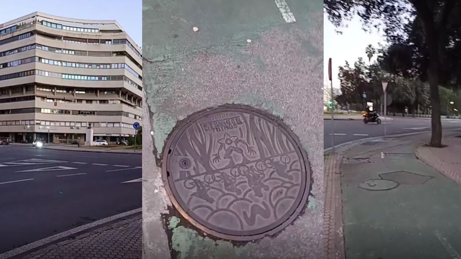 La arqueta de Stranger Things, en el barrio de Los Remedios.