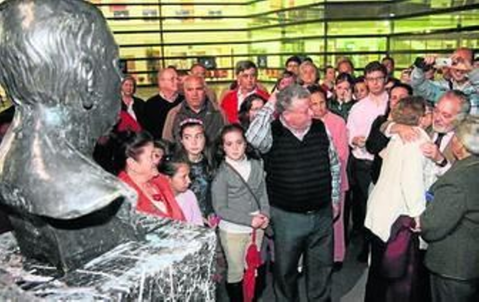 Un momento del acto de homenaje a Rafael Villar.
