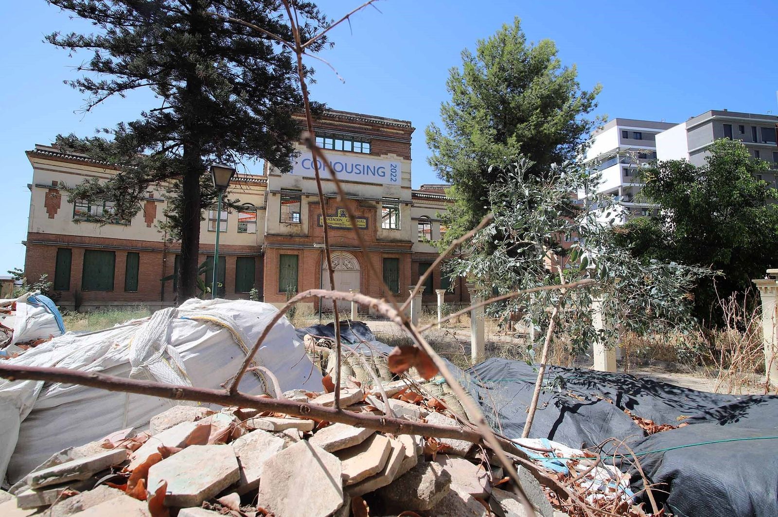 Imagen actual del antiguo Colegio de Ferroviarios.