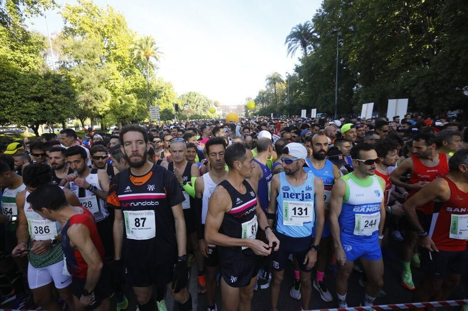 Participantes de la 36 Media Maratón de Córdoba.