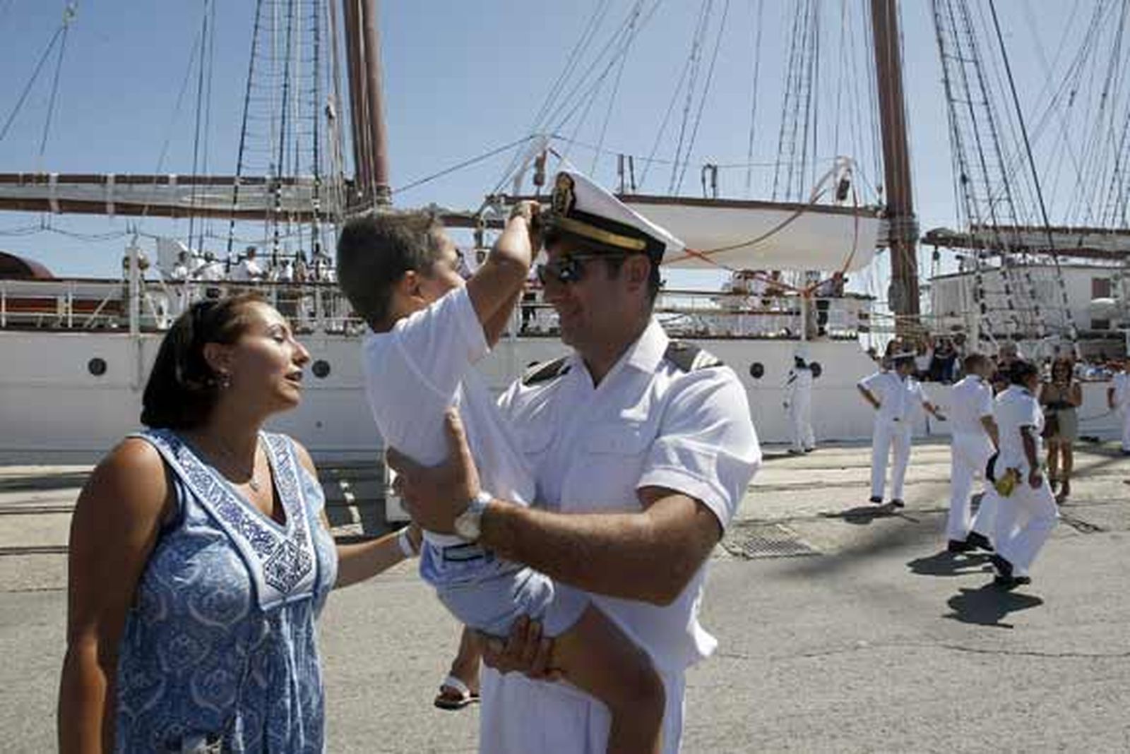 El buque escuela regresa a la ciudad tras siete meses de travesía

Foto: Jose Braza