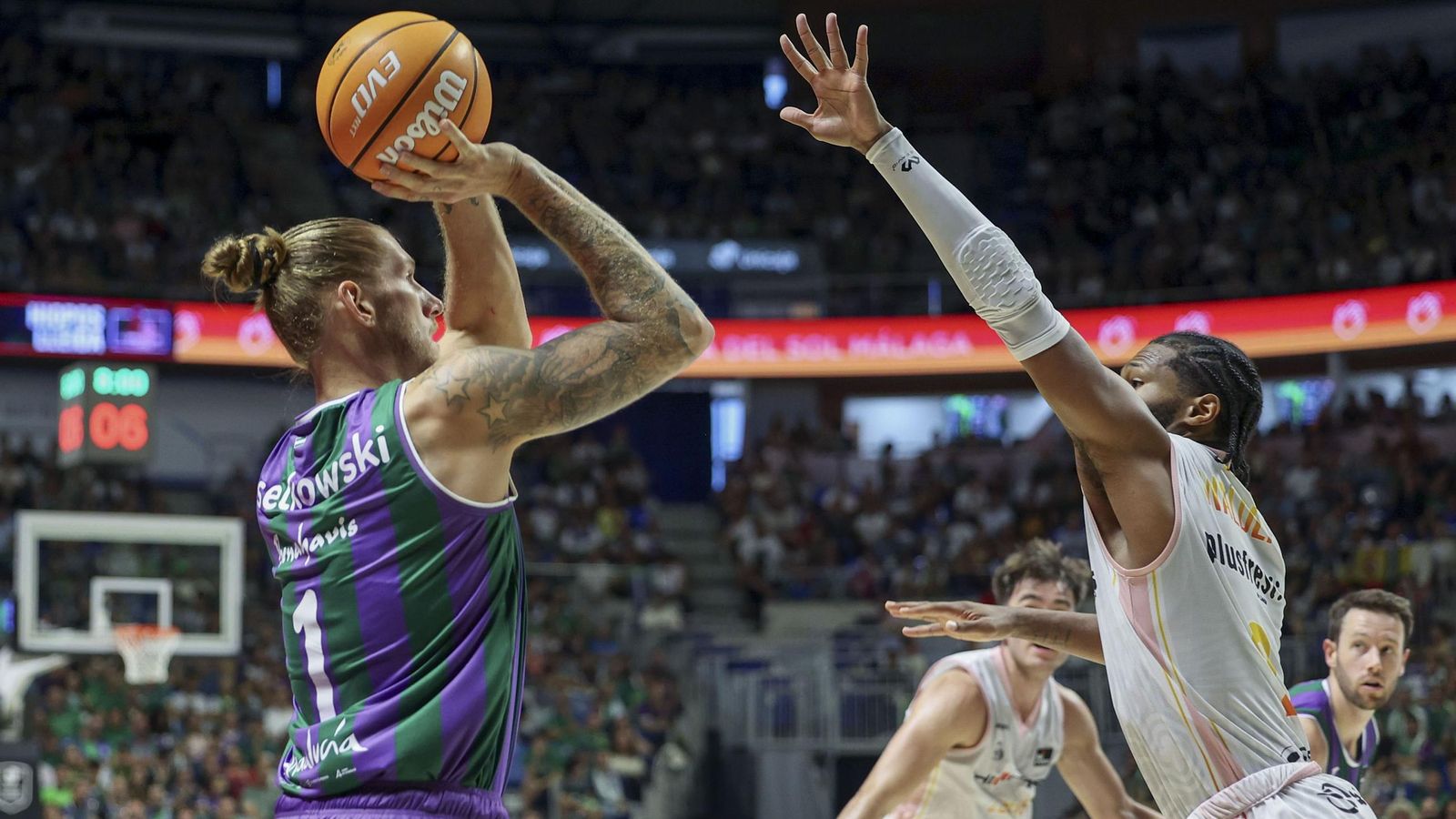 Las fotos del Unicaja-Hiopos Lleida