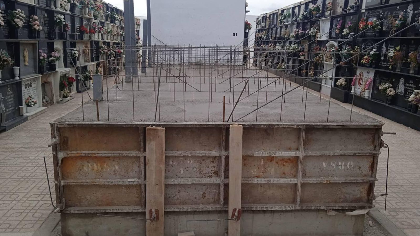 El cementerio de La Cañada está en obras de ampliación.