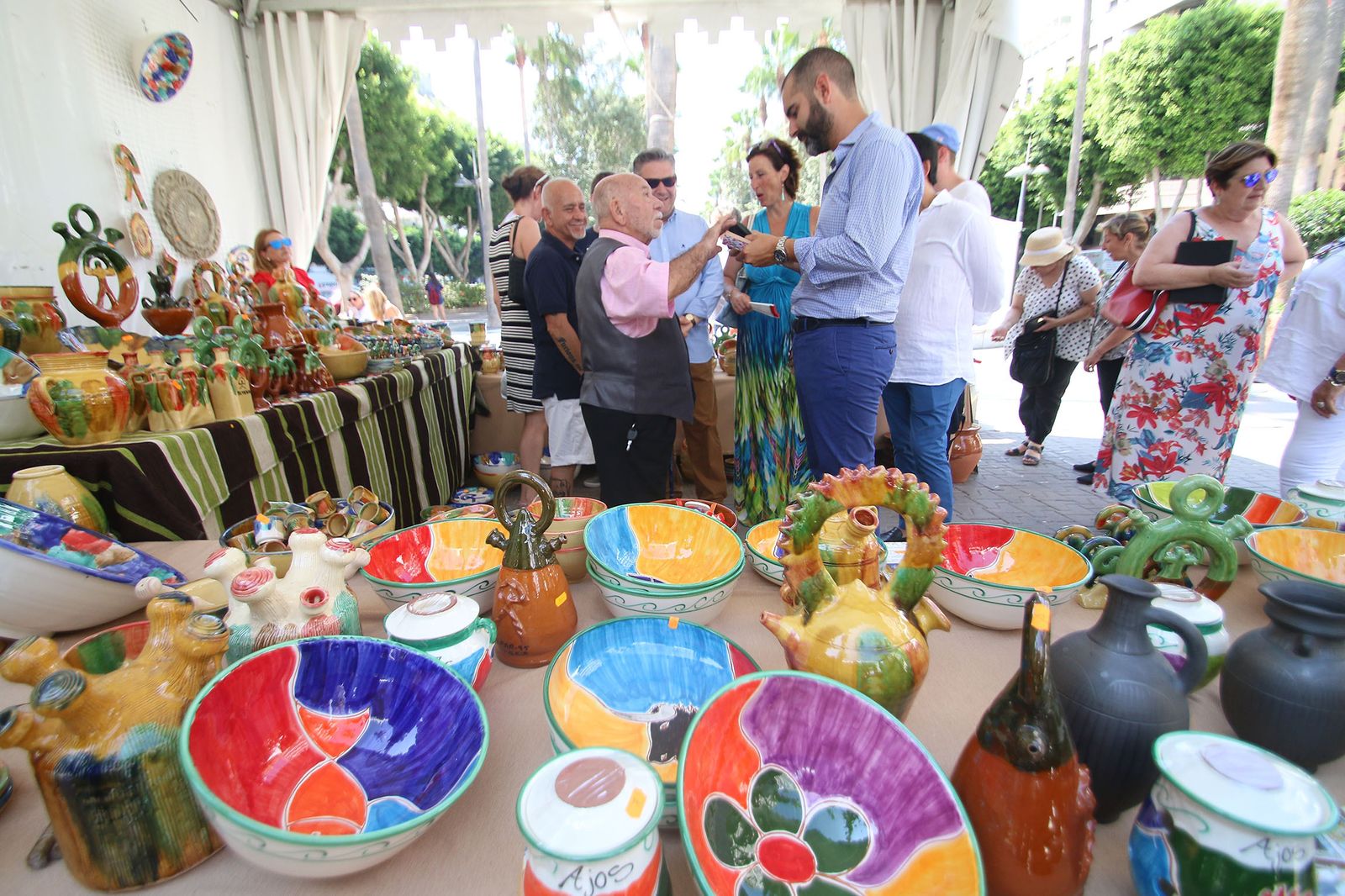 Fotogalería de la inauguración de la feria de alfarería. Feria de Almería 2019