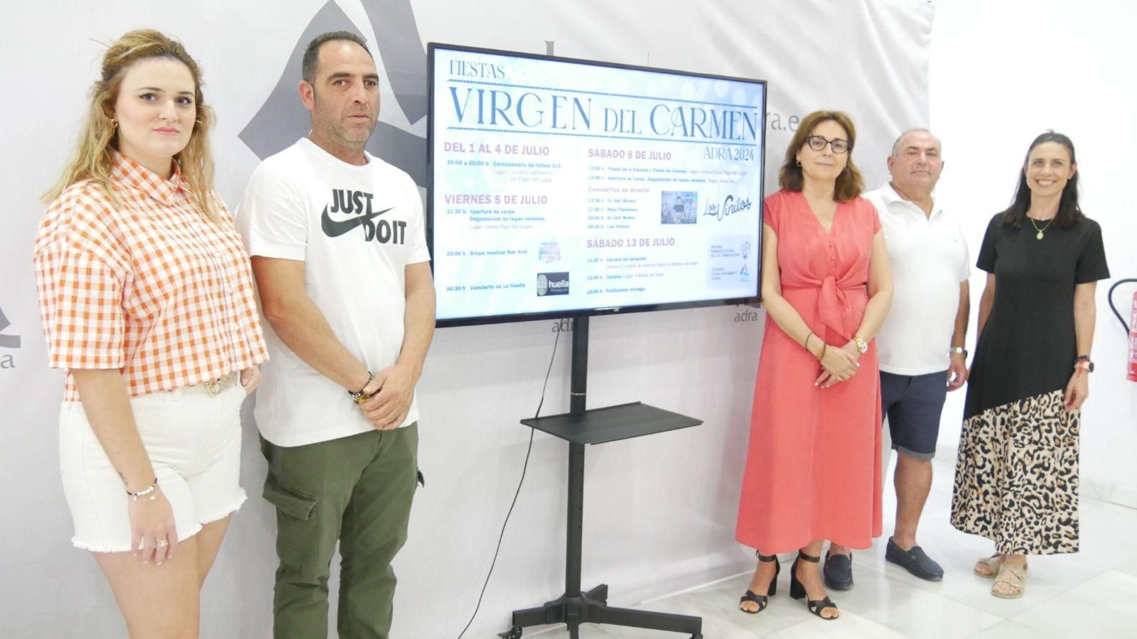 La Hermandad del Carmen de Adra 'calienta motores' para la fiesta. La Hermandad del Carmen de Adra 'calienta motores' para la fiesta.