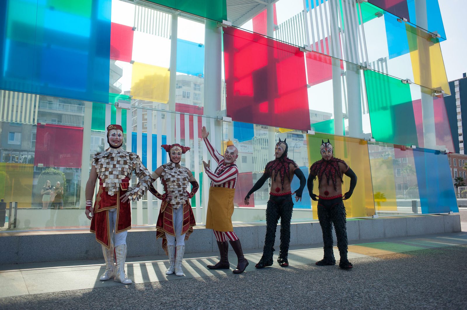 Presentación del espectáculo 'Kooza' del Circo del Sol en Málaga