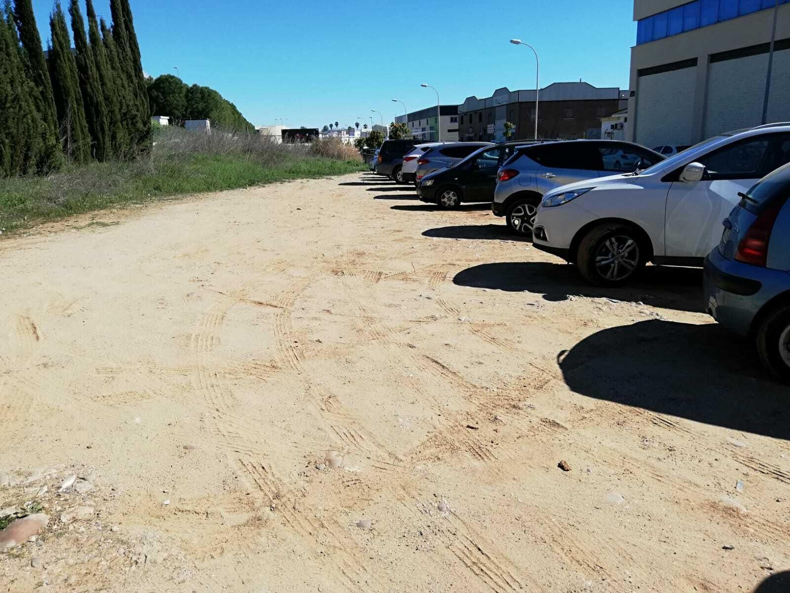 Zona que USO quiere que se habilite para aparcar.